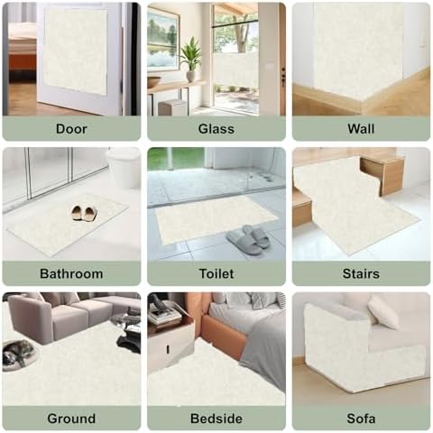 SREBAY Cat Scratch Couch Furniture Protector, Self-Adhesive Scratch Pad