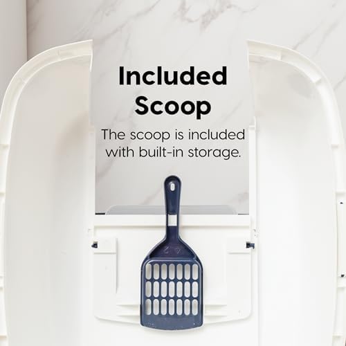 IRIS USA Large Front Door Cat Litter Box, Walk-in Entry