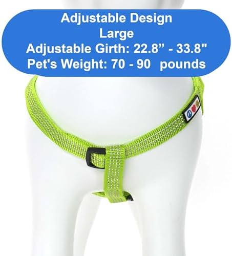 Pawtitas Reflective Step-in Dog Harness – Adjustable No-Pull Vest