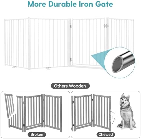 No Pawblems Freestanding Dog Gate