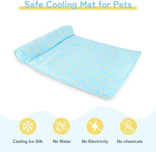 PUMYPOREITY Cooling Dog Mat, Self-Cooling Pad