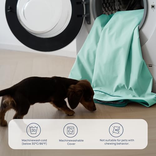 Cooling Dog Bed for Crate, 30 x 20 Inch Orthpedic Cooling Mat for Dogs