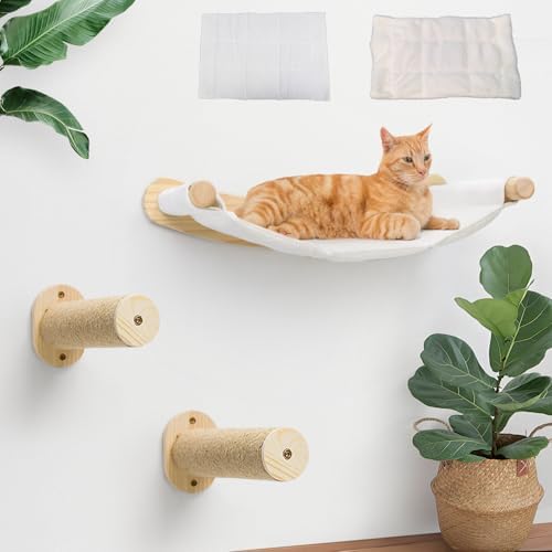 Faux Rabbit Fur Cat Wall Hammock