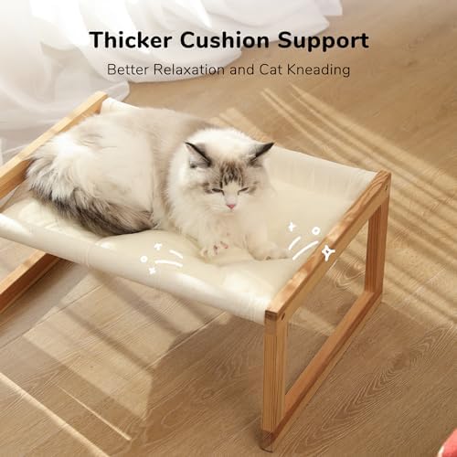 FUKUMARU Large Cat Hammock, Raised Dog Bed