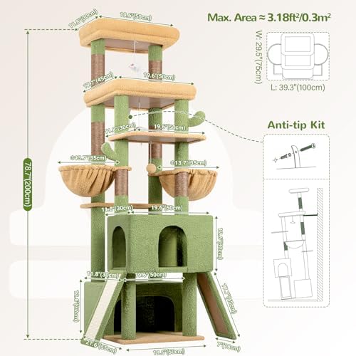 Globlazer Z78 Heavy Duty Cactus Cat Tree