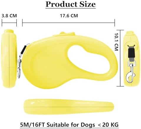 Retractable Dog Leash for Small Medium Dogs