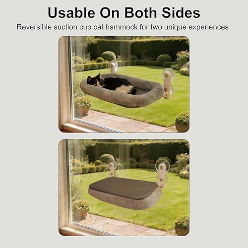 YGP Heavy-Duty Metal Frame Cat Window Perch