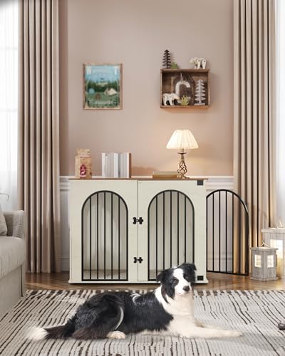 Hzuaneri 44.1'' Dog Crate Furniture, Dog Kennel Indoor