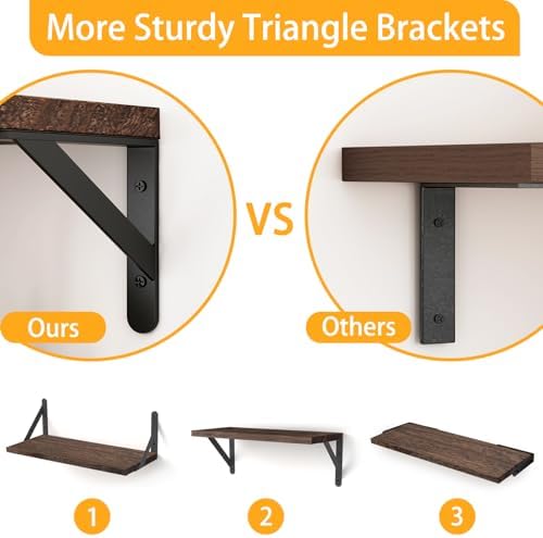 Fixwal Wall Floating Shelves for Home Decor