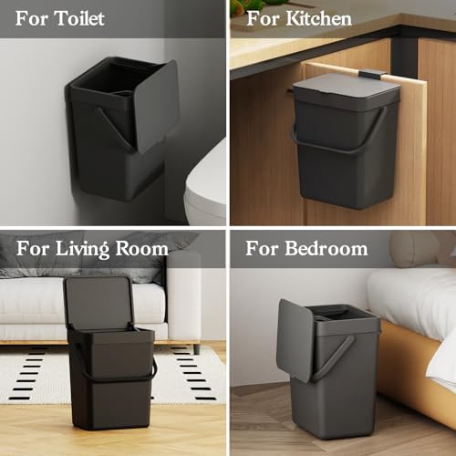 LALASTAR Countertop Compost Bin, Hanging Small Trash Can