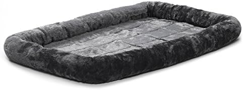 QuietTime by MidWest 48" Dog Crate Bolster Bed, Extra-Large Breeds