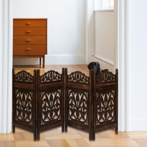 Dog Gate, Wooden Free Standing Gate