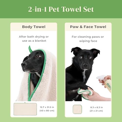 petora Rub Me More Pet Spa Towels, 2-Piece Set