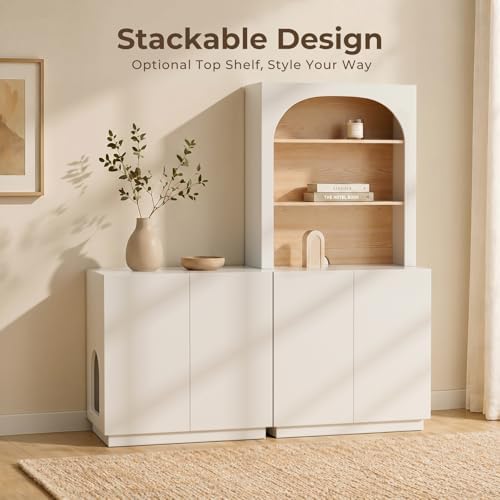 Amunrbrek Tall Cat Litter Box Enclosure
