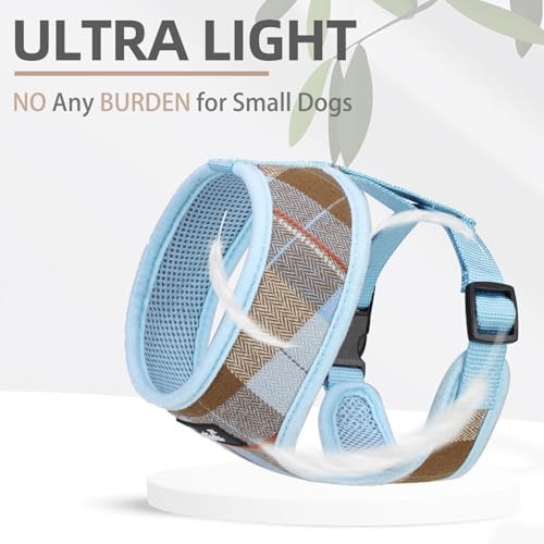 PUPTECK Small Dog Harness and Leash Set No Pull