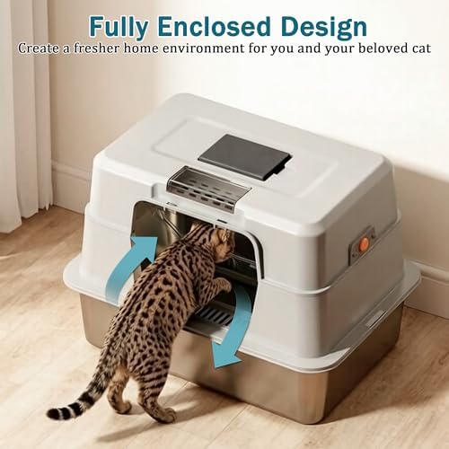 Stainless Steel Cat Litter Box