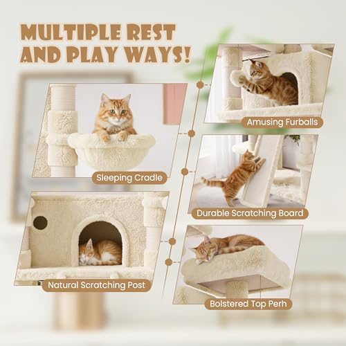 SHA CERLIN 81 Inches Extra Large Cat Tree