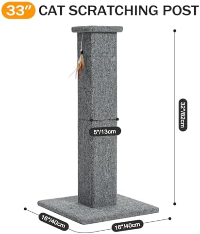 Made4Pets Cat Scratching Post for Indoor Cats, Carpet Cat Scratcher
