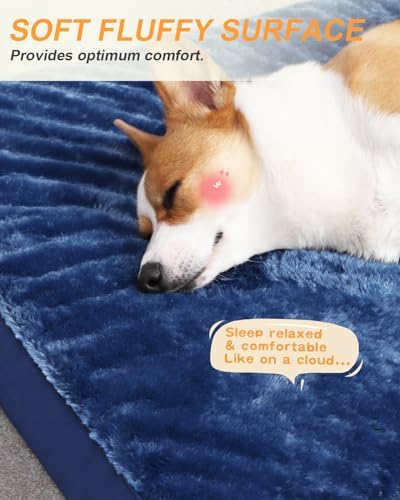 KSIIA Orthopedic Dog Bed for Medium Dogs