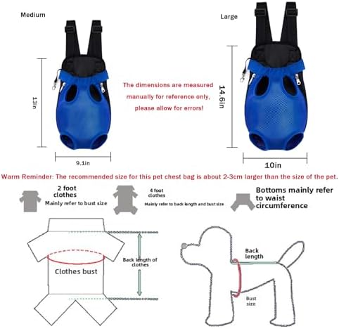 Pet Carrier Backpack, Adjustable Pet Front Carriers