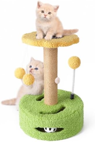 Small Cat Scratching Post with Perch Kitten Toys
