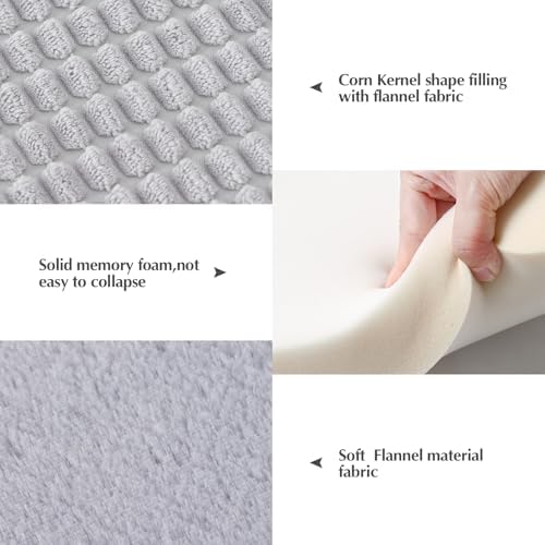 BVAGSS Dog Bed Mat, Reversible Crate Pad, Memory Foam Beds, Soft Warm Pet