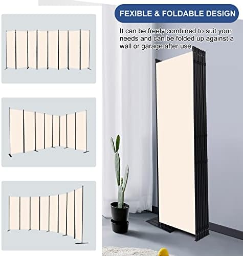 8 Panel Wide Room Divider Wall Screen