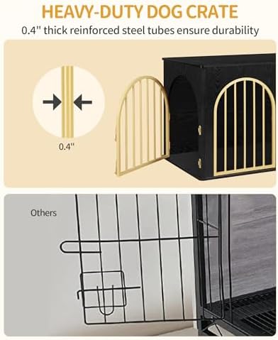 Hzuaneri 39.4'' Dog Crate Furniture, Dog Kennel Indoor