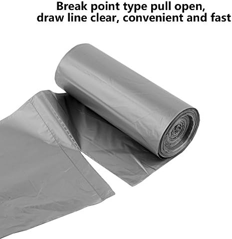 5 Rolls Small Trash Garbage Bags, 4 Gallon 200 Counts