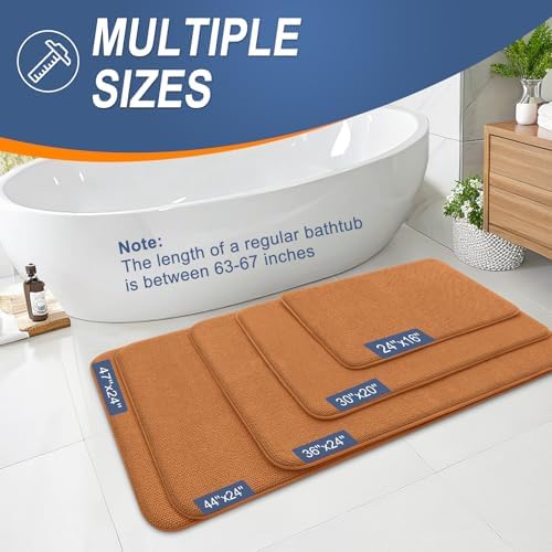 OLANLY Thick Memory Foam Bathroom Rugs 30x20, Soft Absorbent Bath Mat