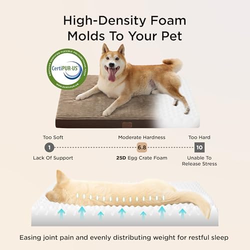 Bedsure ComfyFleece Dog Bed Medium Size Dog