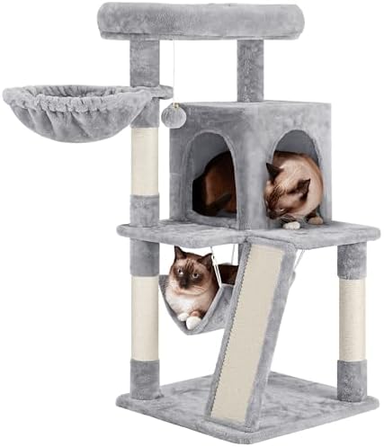 Yaheetech 40in Cat Tree for Indoor Large Cats
