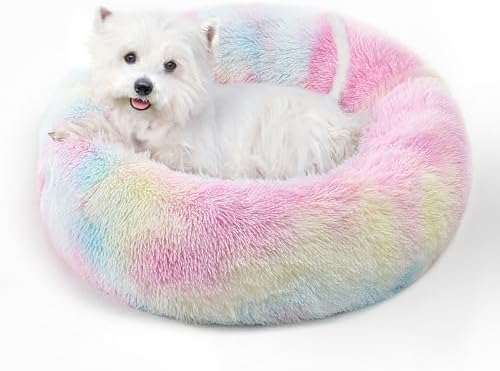 Calming Round Dog Bed & Cat Bed