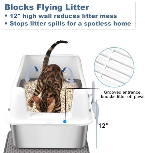 Stainless Steel Cat Litter Box