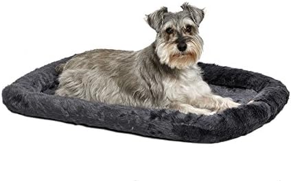 QuietTime by MidWest 30" Dog Crate Bolster Bed, Medium Breeds