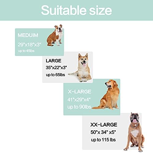 Orthopedic Memory Foam Dog Bed, Dog Crate Bed