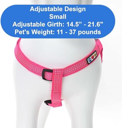 Pawtitas Reflective Step-in Dog Harness – Adjustable No-Pull Vest