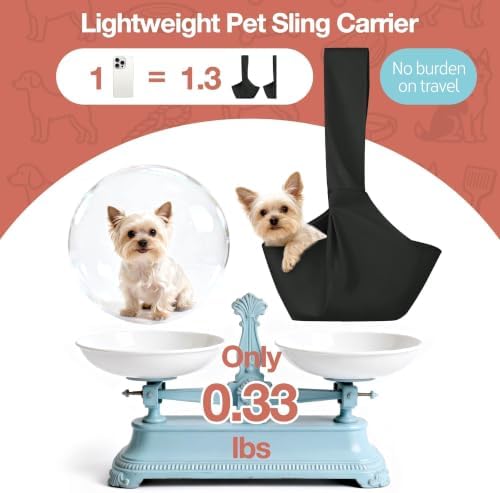 YUDODO Adjustable Dog Sling Carrier