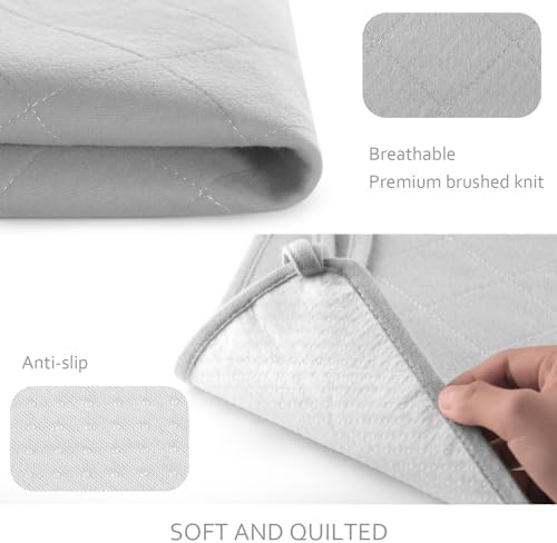 Waterproof Dog Crate Mat with Rope 2 Pack