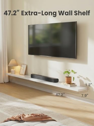 Amada 47.2" Floating Shelves for Wall Decor & Storage