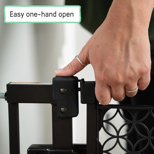 Ingenuity Decorative Panel Tall Baby Gate & Dog Gate, Hardware or Pressure
