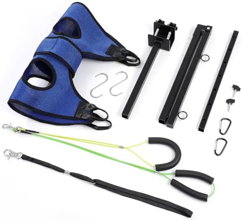 ondware Dog Grooming Arm with Hammock, Adjustable 27-37", Dual Clamp