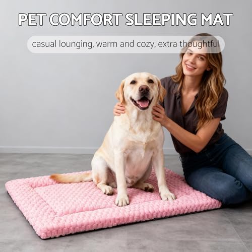 Dog Bed Mat, Reversible Dog Crate Pad
