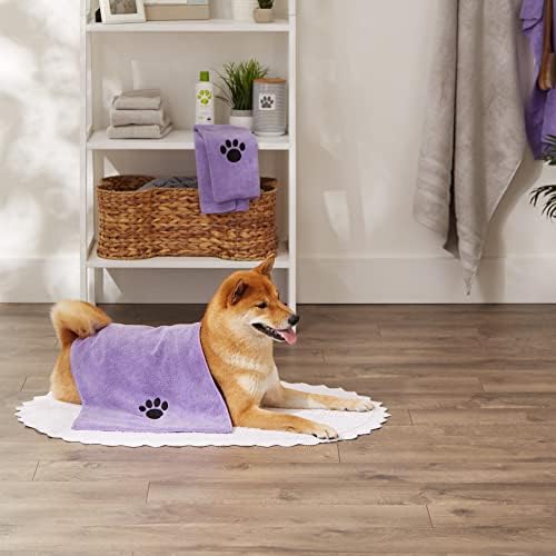 Bone Dry Pet Grooming, Embroidered Microfiber Towel Drying Collection