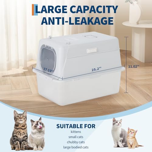 55L Stainless Steel Cat Litter Box