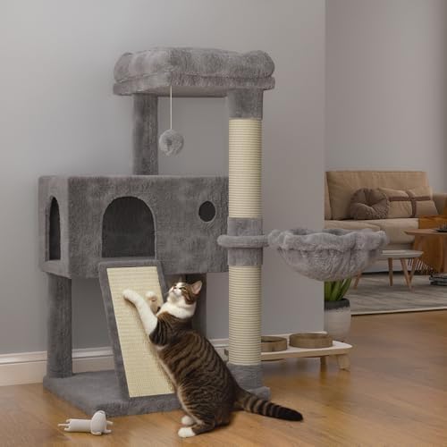 SHA CERLIN Cat Tree 36 Inches Cat Tower