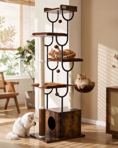 FourFurPets 74" Cat Tree, Cat Tower