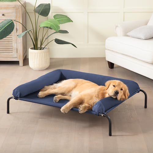 Cooling Elevated Dog Bed, Outdoor Raised Dog Beds, Medium Dogs Cot