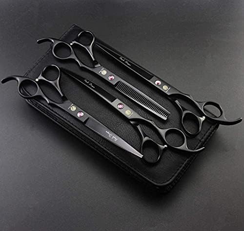 Purple Dragon 7.0 inch Dog Grooming Scissors Set
