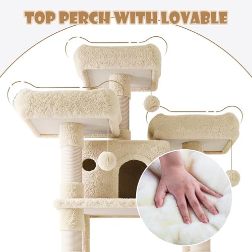 SHA CERLIN 81 Inches Extra Large Cat Tree